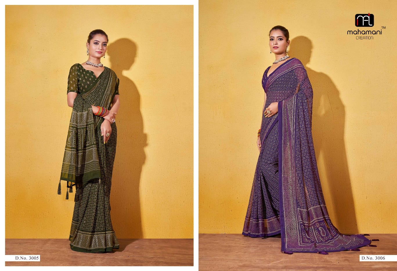 Ankita Vol 3 Mahamani Creation Georgette Sarees