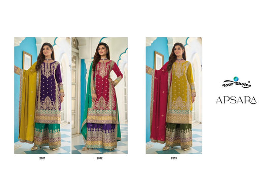 Apsara Your Choice Chinon Pakistani Readymade Suits