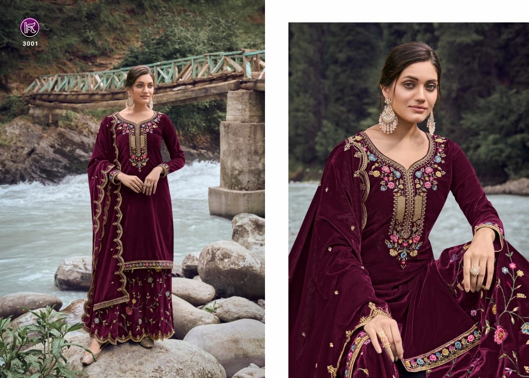 Archana Vol 3 Kala Fashion Velvet Suits