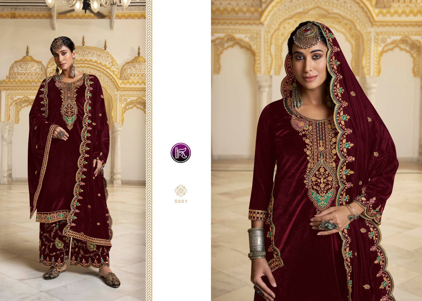 Archana Vol 5 Kala Fashion Velvet Suits