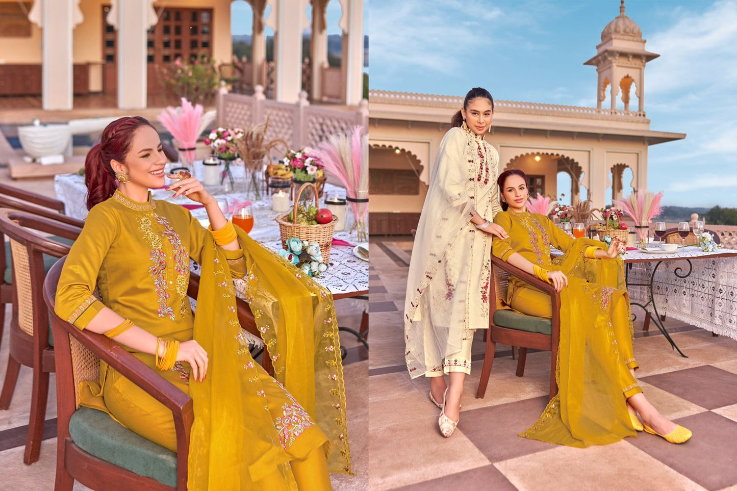 Armani Isavasyam Viscose Readymade Pant Style Suits