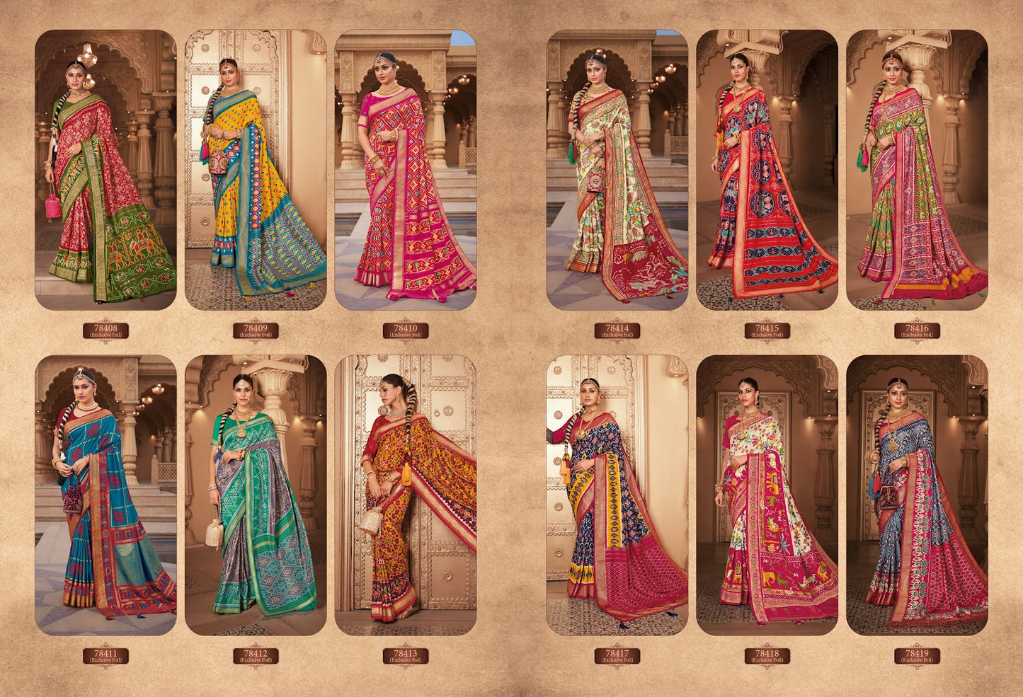 Aroma Silk Plus Vol 3 Vipul Dola Sarees