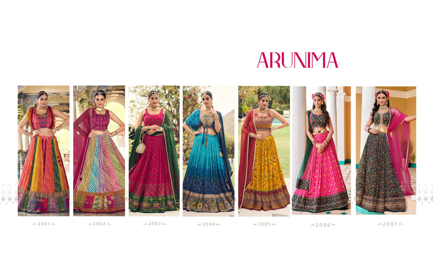 Arunima Virasat Chinon Readymade Lehenga Choli