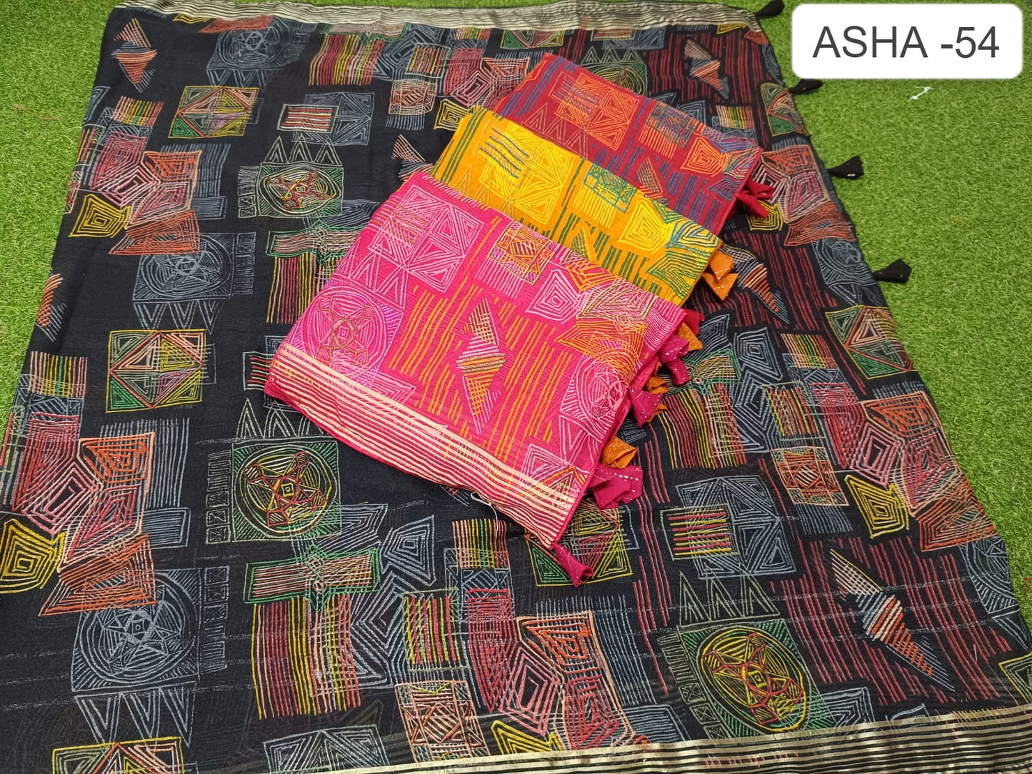 Asha 54 Kalpveli Nilgiri Chiffon Sarees