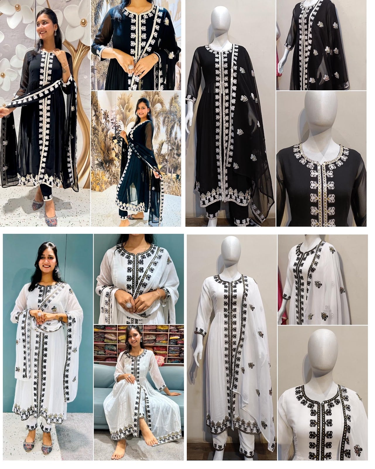 Ayesha 2.0 Bluehills Fox Georgette Readymade Pant Style Suits