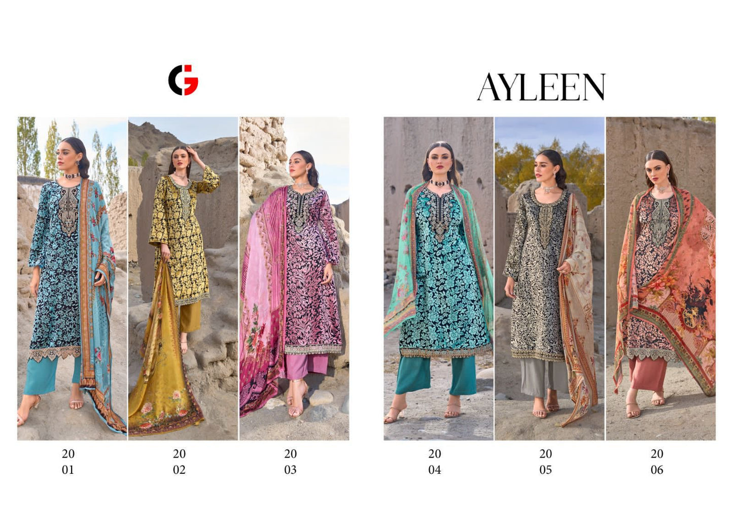 Ayleen Gull Jee Velvet Pashmina Suits