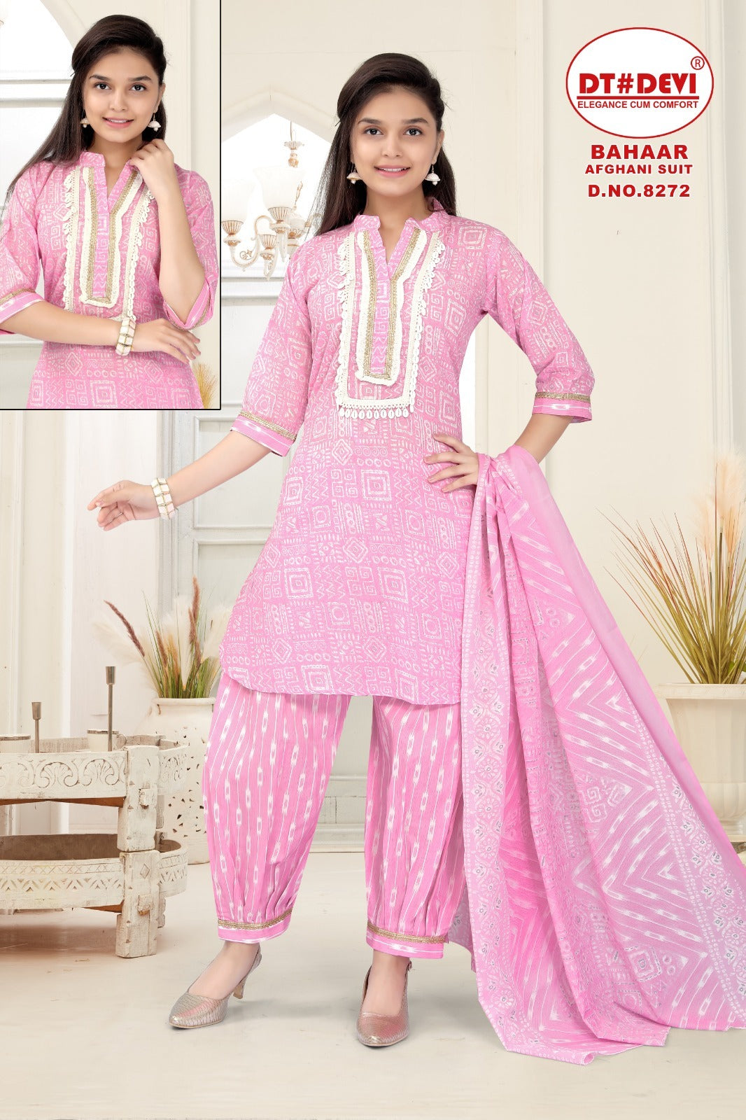 Bahaar-8272 Dt Devi Cotton Readymade Suits