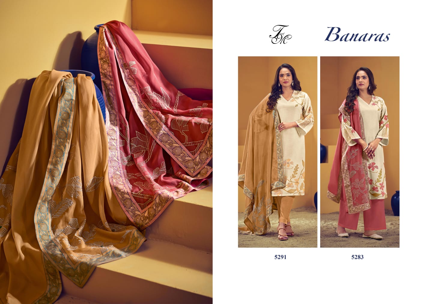 Banaras Tm Linen Pant Style Suits