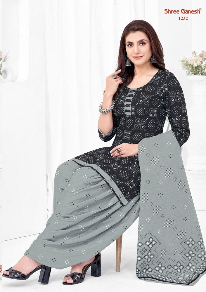Bandhani Vol 2 Patiyala Special Shree Ganesh Cotton Dress Material