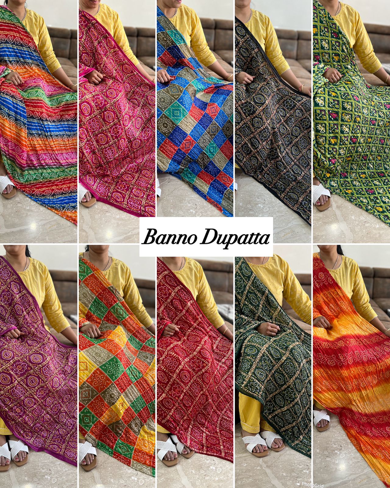 Banno Bluehills Chinon Dupatta