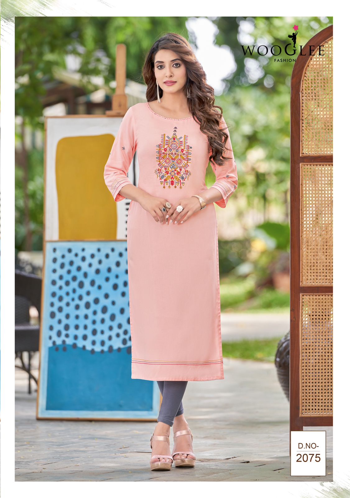 Barbella Vol 11 Wooglee Rayon Long Straight Kurti
