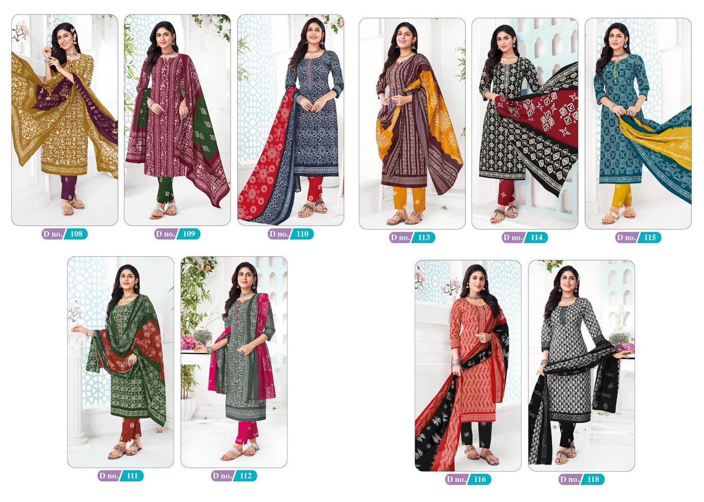 Batik Print Poshak Mcm Lifestyle Cotton Readymade Pant Style Suits