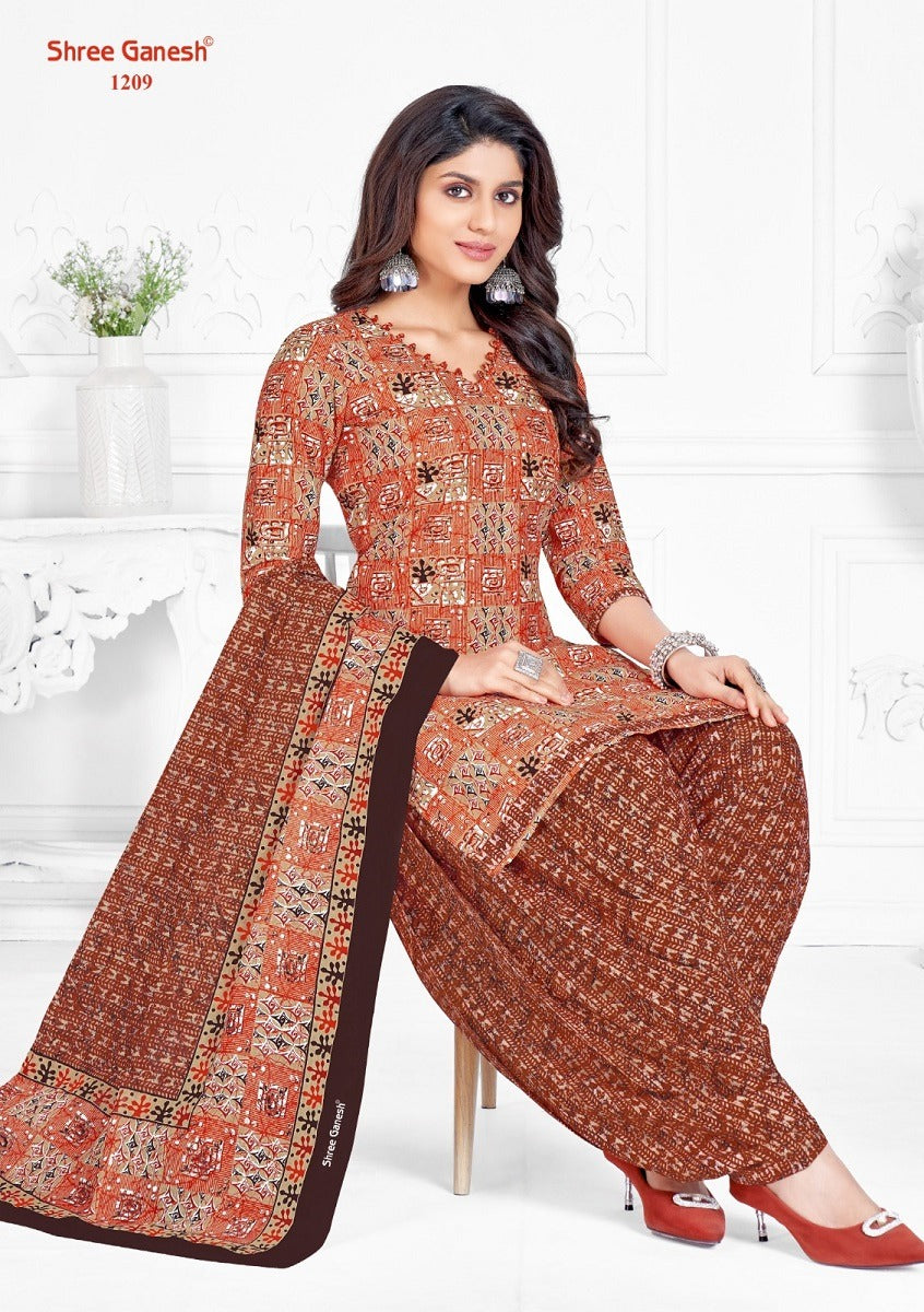 Batik Vol 2 Shree Ganesh Readymade Cotton Patiyala Suits