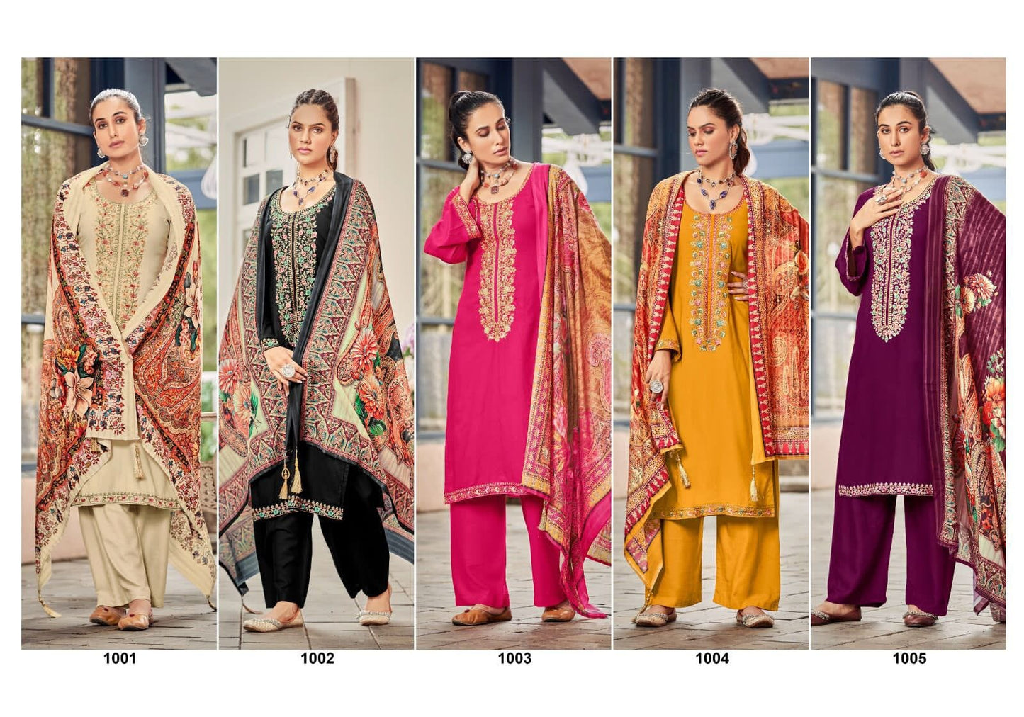 Begum Hermitage Clothing Viscose Pant Style Suits