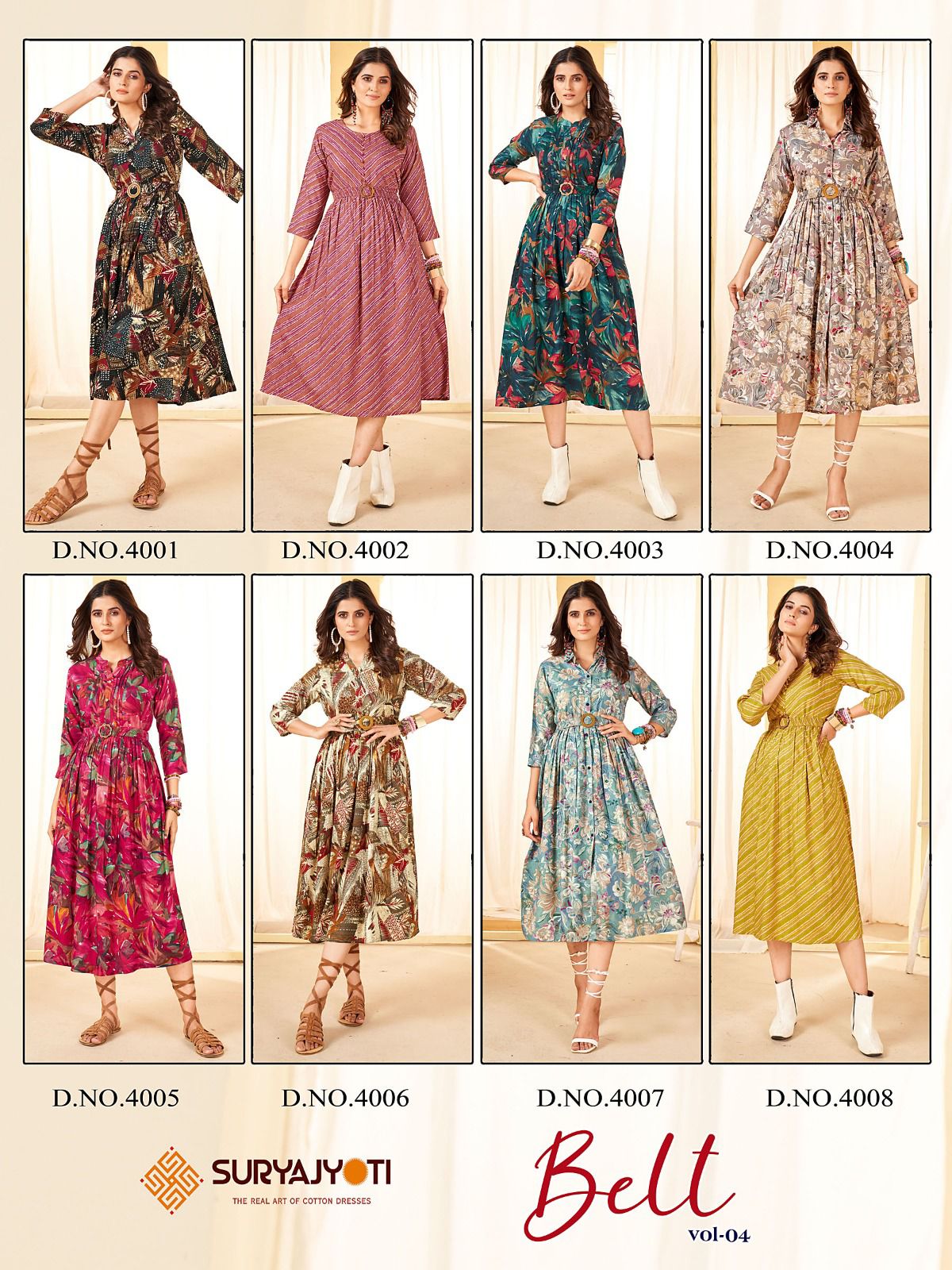 Belt Vol 4 Suryajyoti Rayon One Piece