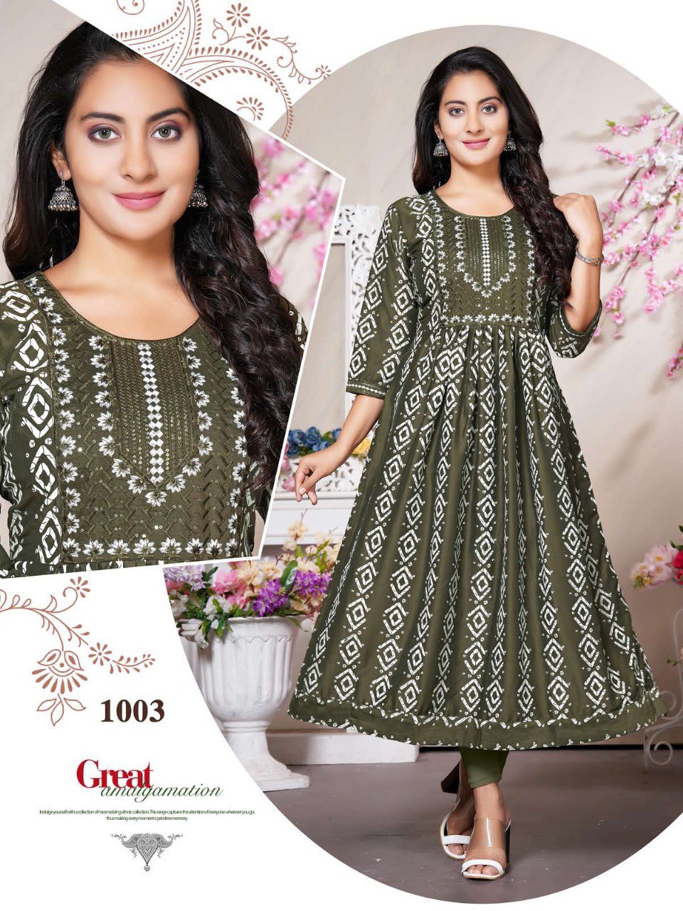 Bheed Vol 2 Kavinay Chinon Anarkali Kurtis