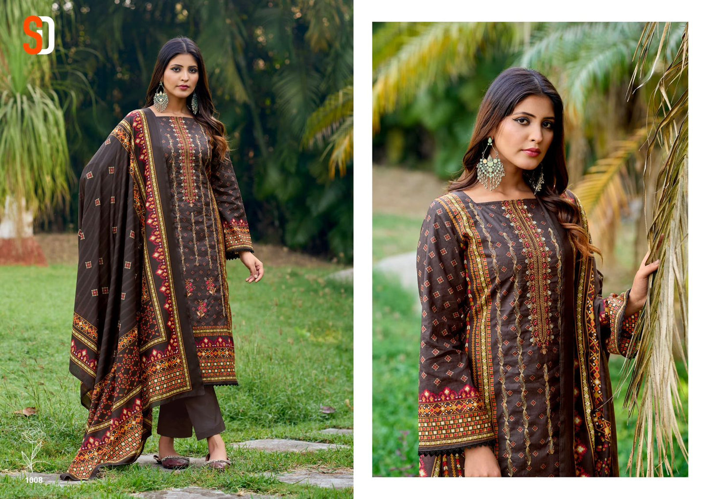 Bin Saeed Lawn Vol 6 Shraddha Designer Cotton Karachi Salwar Suits