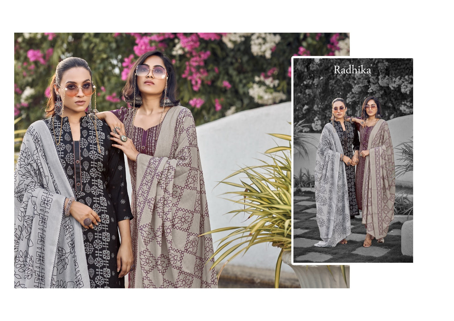 Black Berry Vol 5 Radhika Fashion Cotton Plazzo Style Suits