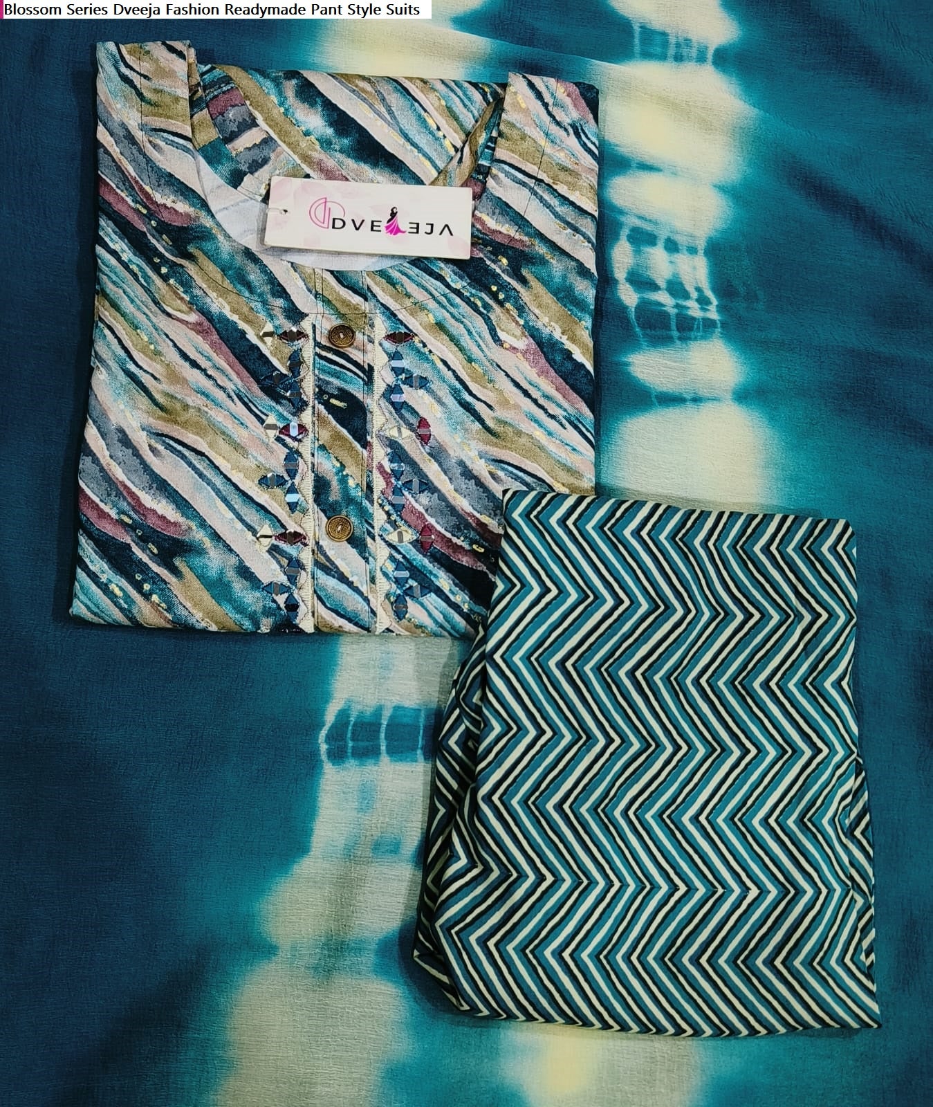 Blossom Series Dveeja Fashion Rayon Readymade Pant Style Suits