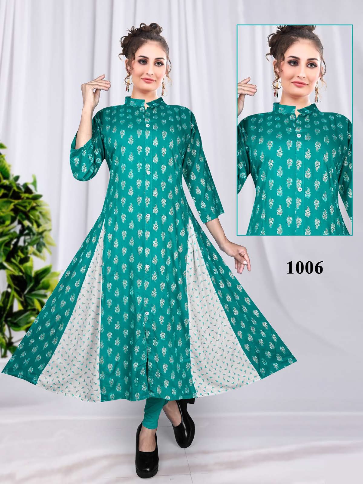 Box Kali Vol 6 Kavinay Rayon Anarkali Kurtis