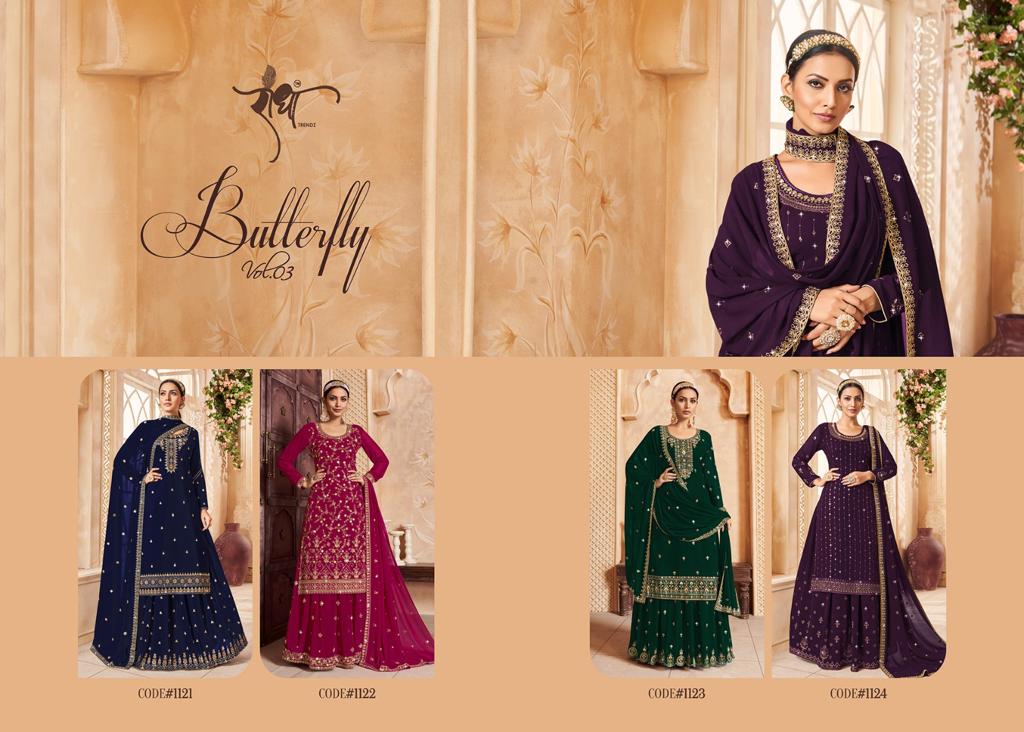 Butterfly Vol 3 Radha Trendz Georgette Lehenga Style Suits