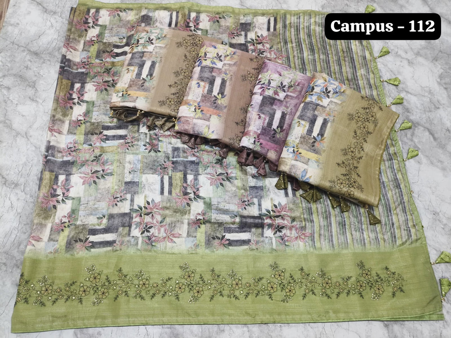 Campus 112 Kalpveli Soft Silk Sarees