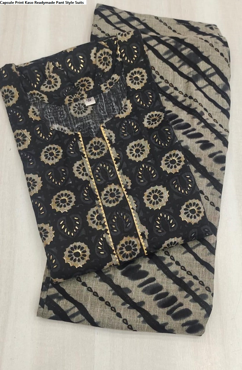 Capsule Print Kaso Readymade Pant Style Suits