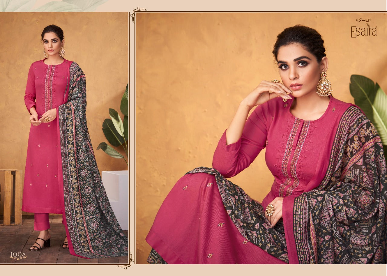 Carmel Esaira Cotton Dyed Pant Style Suits