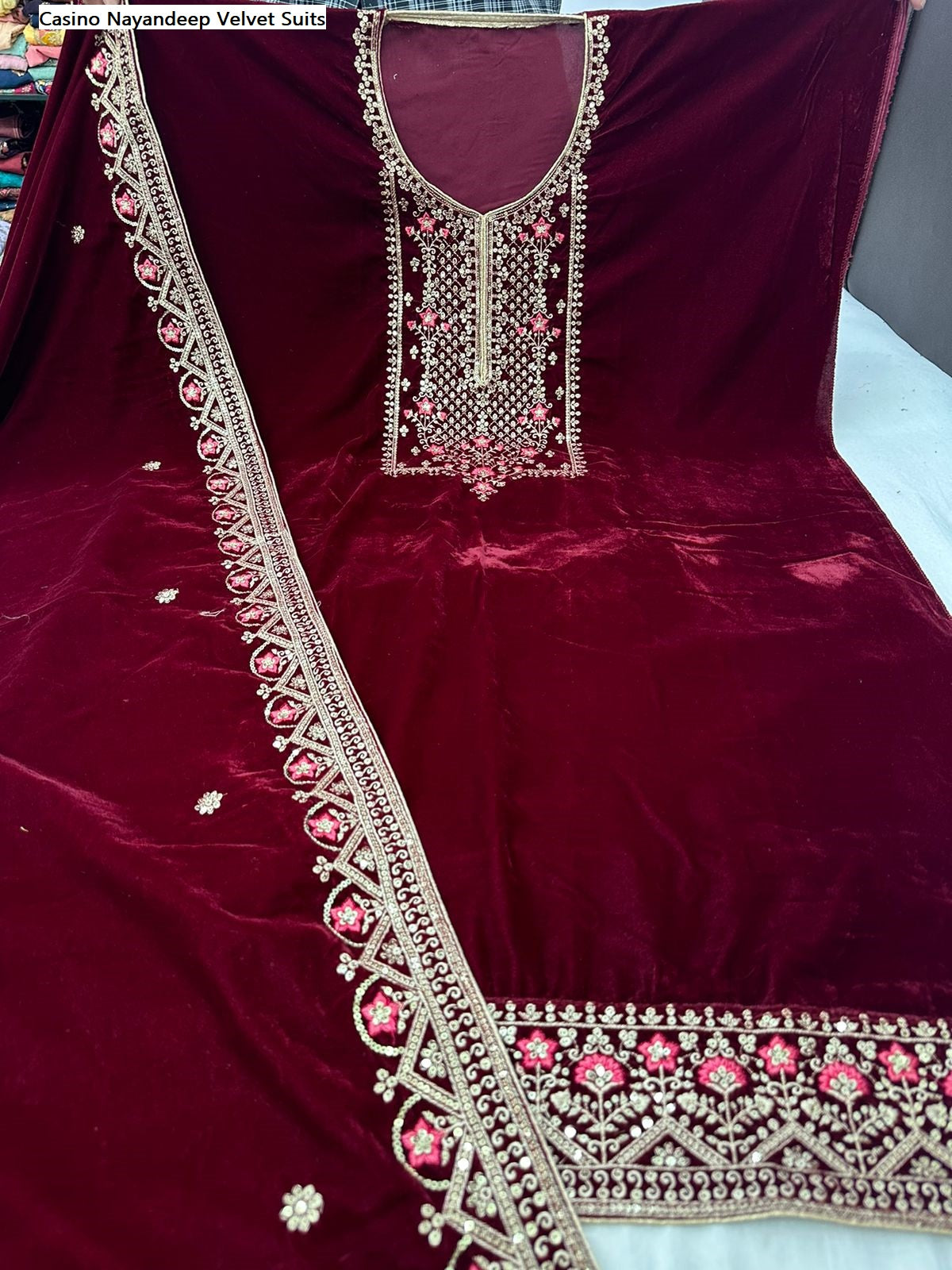 Casino Nayandeep Velvet Suits