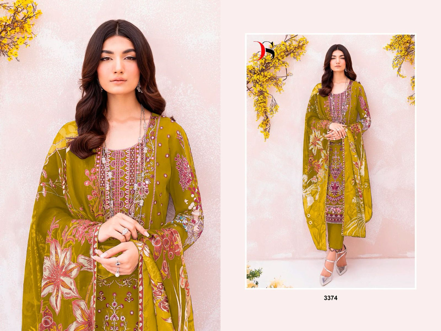 Cheveron Vol 10 Deepsy Cotton Pakistani Patch Work Suits