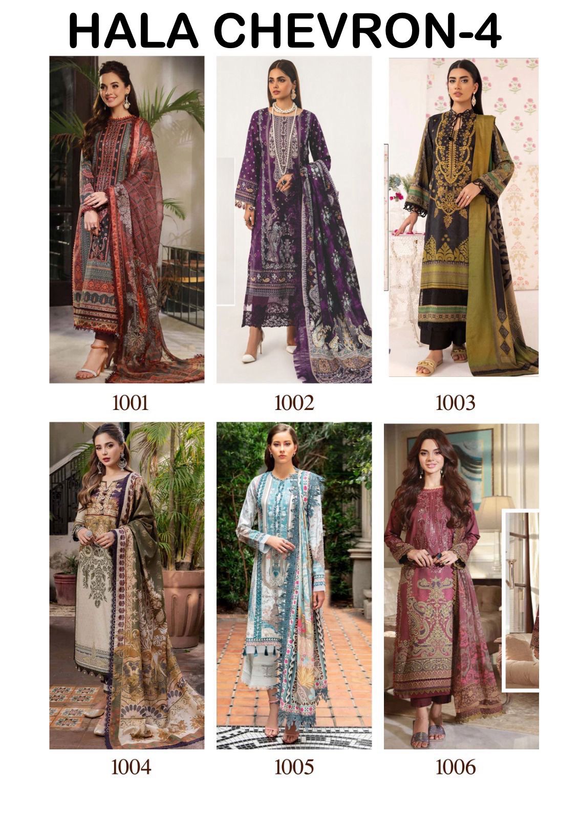 Chevron Nayra Vol 4 Hala Karachi Salwar Suits