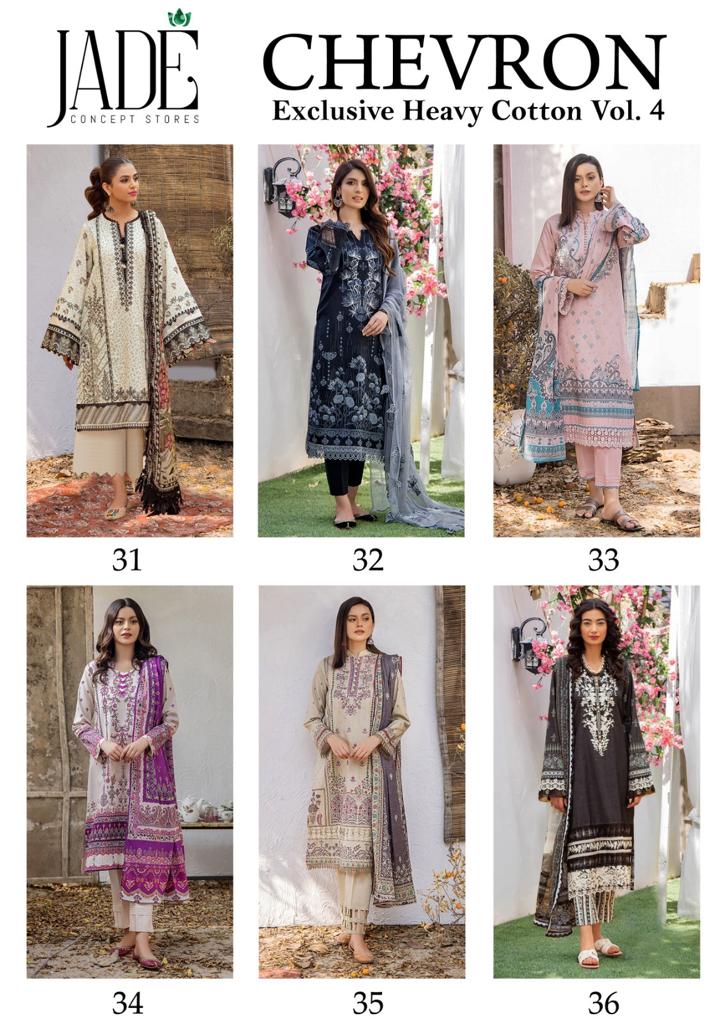 Chevron Vol 4 Jade Lawn Karachi Salwar Suits
