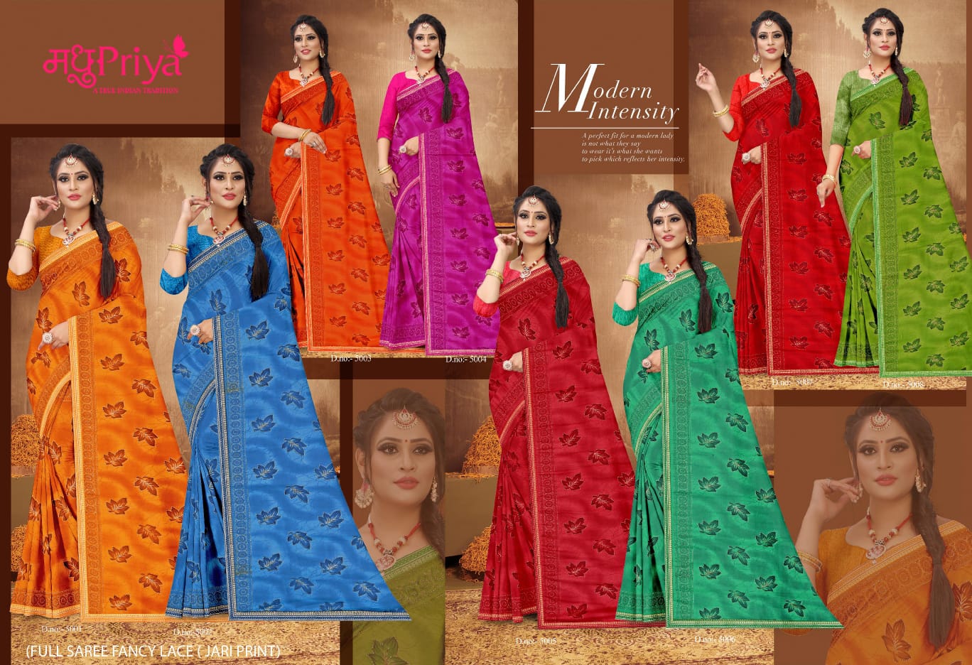 Chocolate Vol 5 Madhupriya Chiffon Sarees