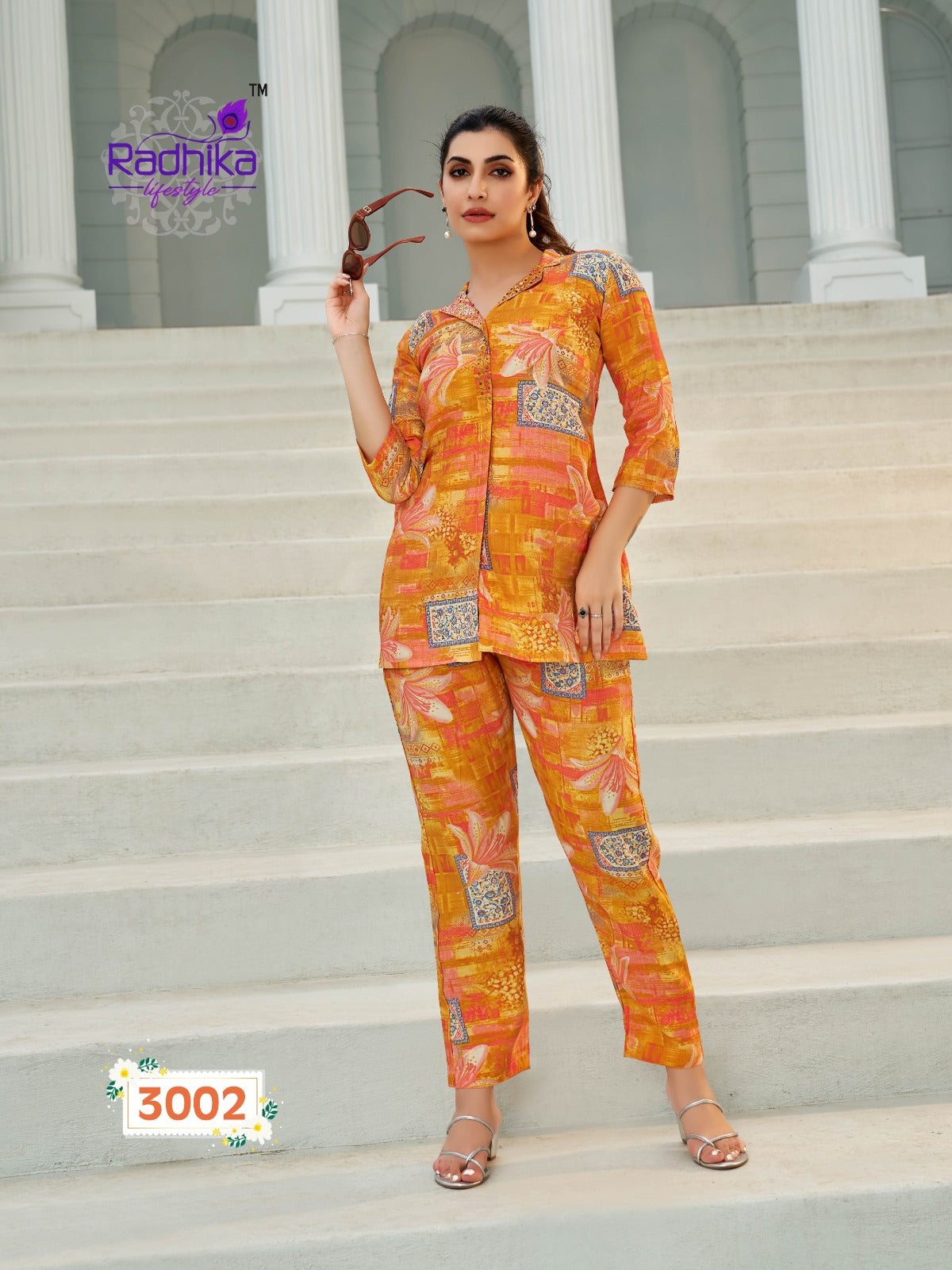 Cord Vol 3 Radhika Lifestyle Muslin Co Ord Set