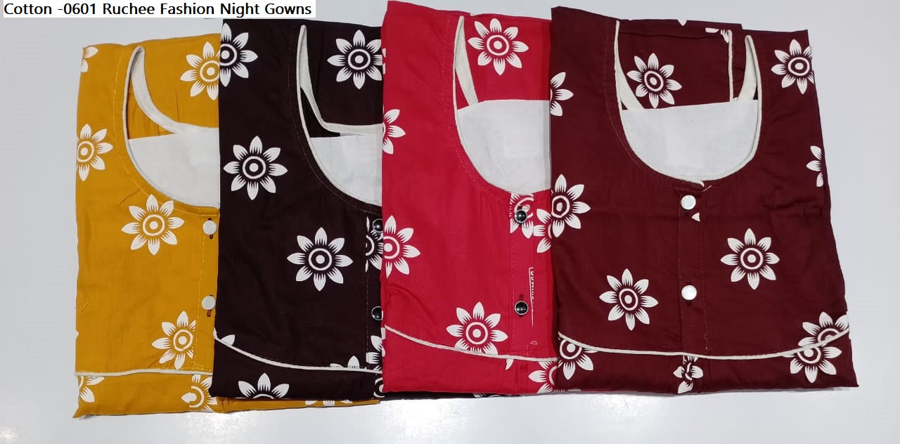 Cotton -0601 Ruchee Fashion Night Gowns