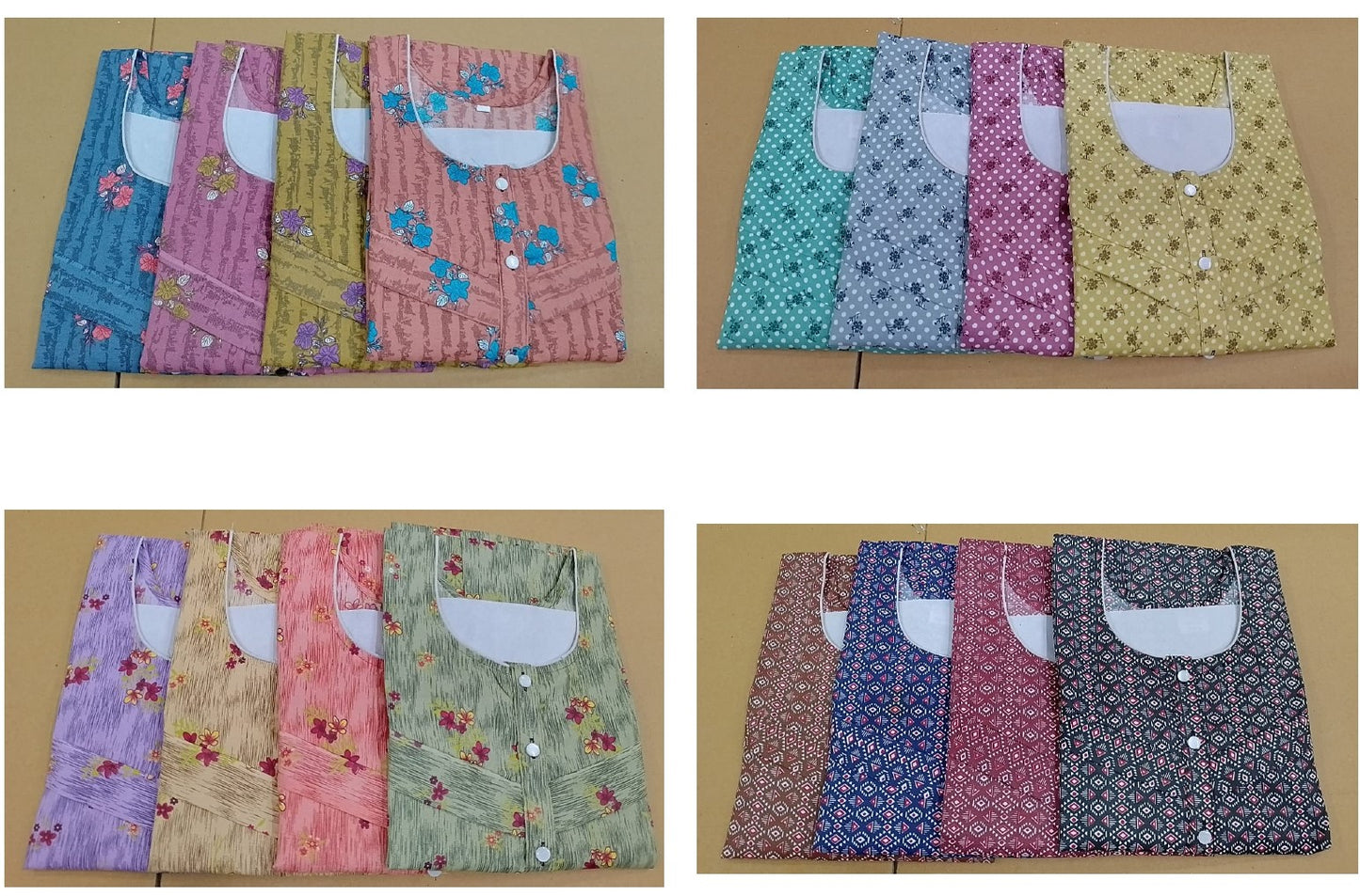 Cotton 2411 Ruchee Fashion Feeding Night Gown