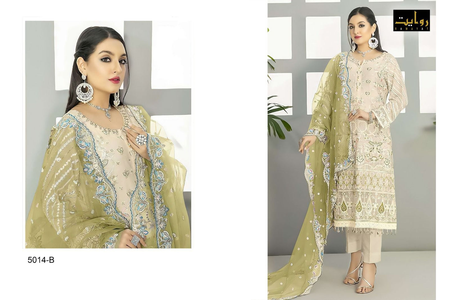 Crimson-10-5014 Rawayat Fox Georgette Pakistani Salwar Suits