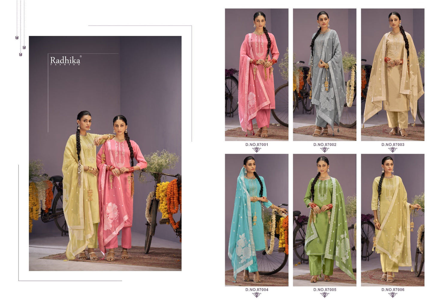 Cycle Radhika Fashion Zam Cotton Plazzo Style Suits