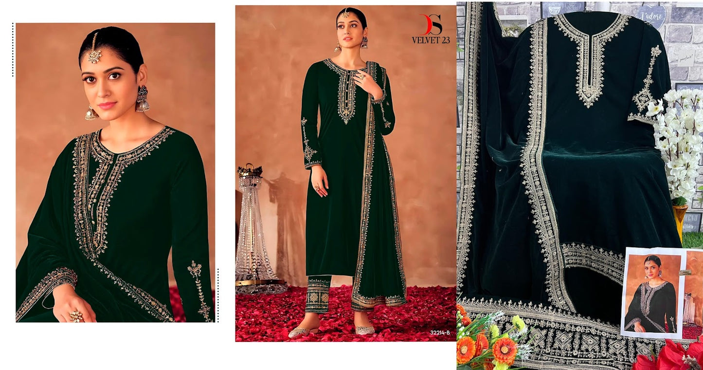 D-32214 Deepsy Velvet Suits