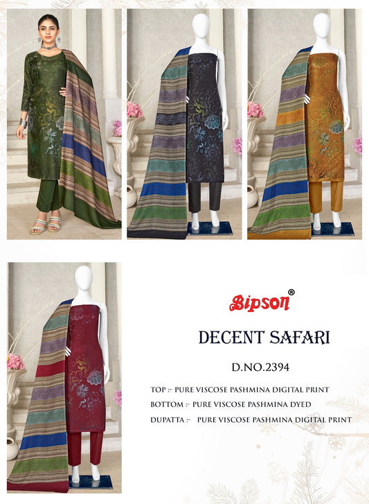 Decent Safari-2394 Bipson Prints Viscose Pashmina Suits
