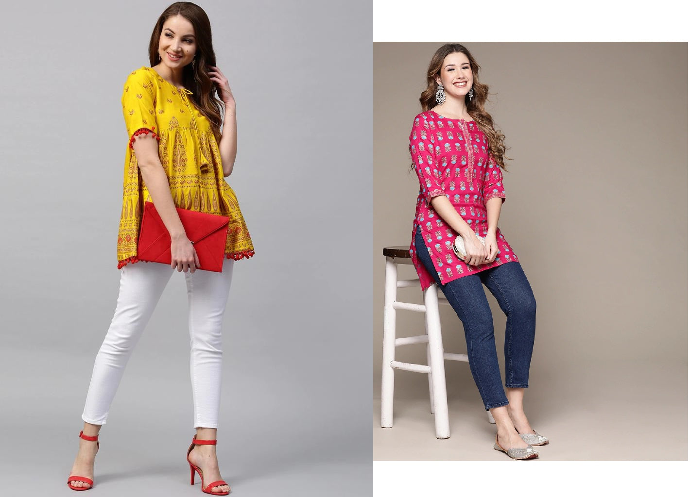 Design 24 Ganpati Rayon Fancy Tops