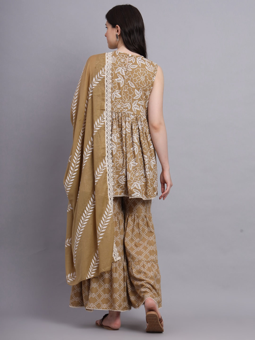 Design 4 Ganpati Heavy Rayon Readymade Sharara Suits