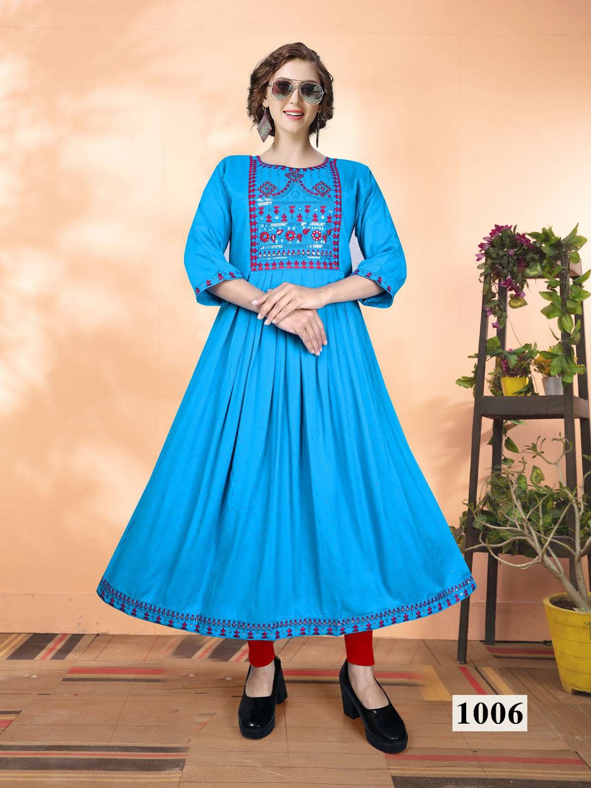 Dewdrop Vol 2 Kavinay Rayon Anarkali Kurtis