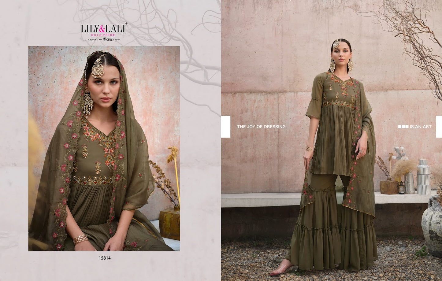 Didaar Lily Lali Georgette Readymade Sharara Suits