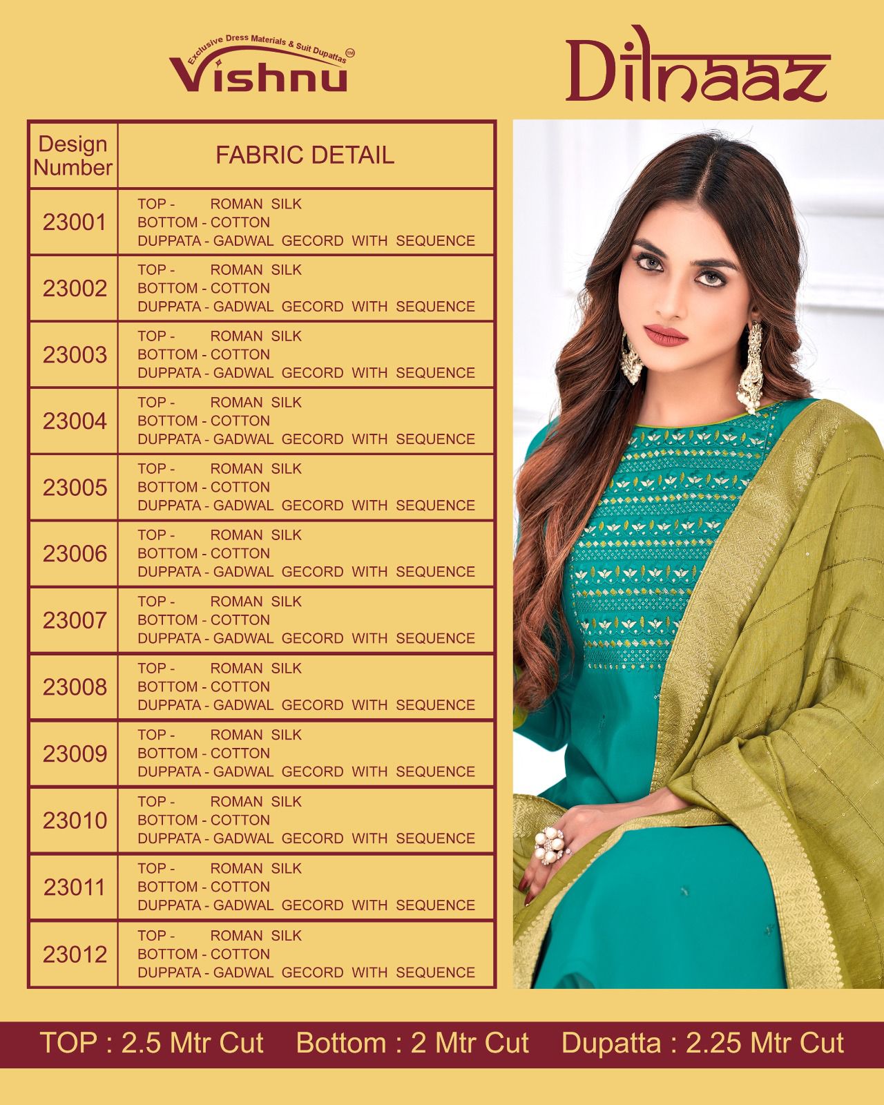 Dilnaaz Vishnu Impex Silk Pant Style Suits