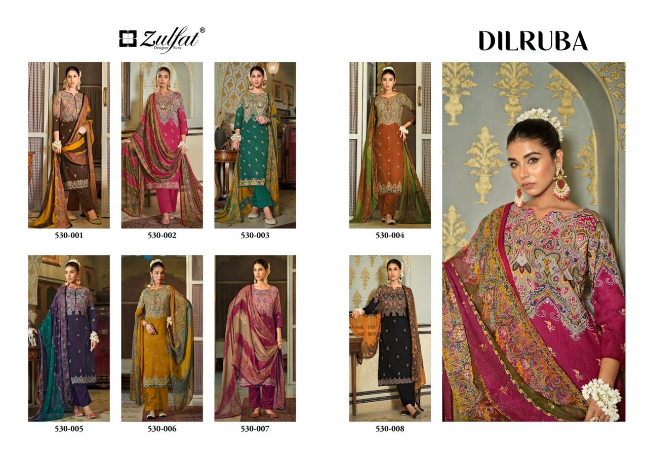 Dilruba Zulfat Designer Cotton Karachi Salwar Suits