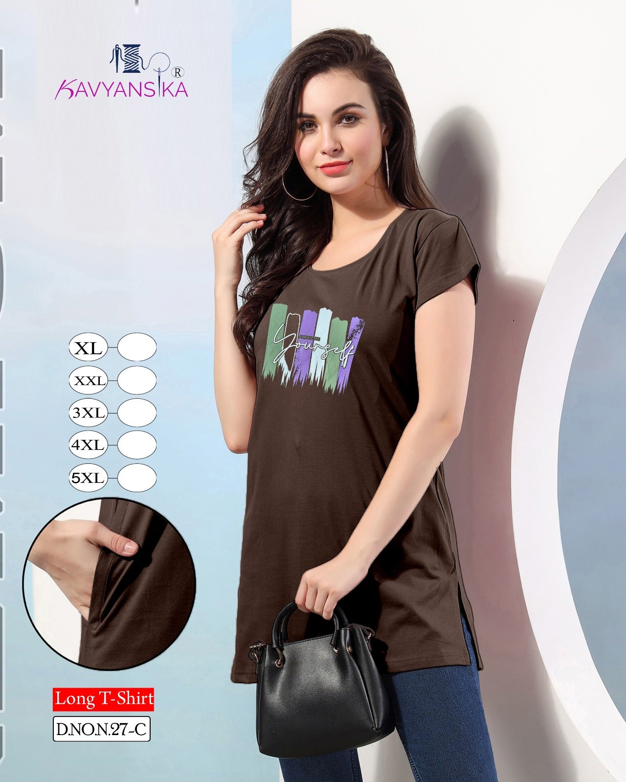 Dn 27 Kavyansika Women Long Tshirt