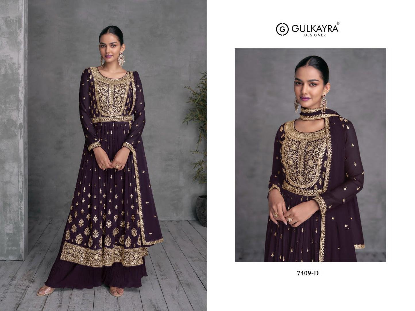 Dulari 7409 Gulkayra Designer Georgette Readymade Suits
