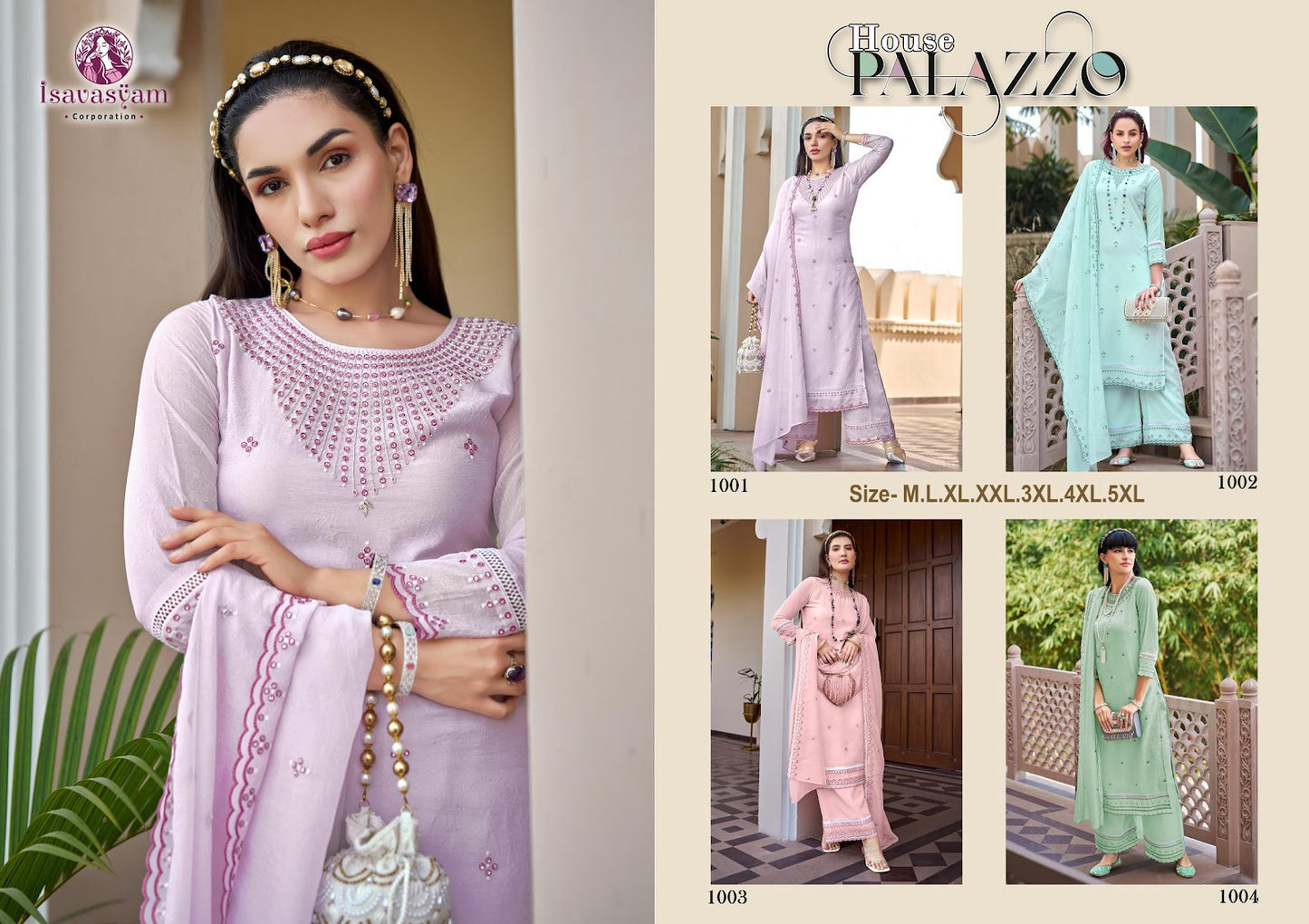 Eid Isavasyam Dola Readymade Plazzo Style Suits