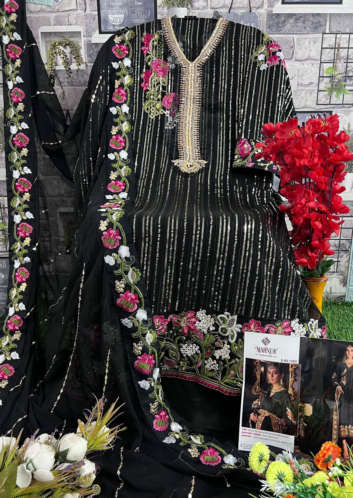 Emaan Adeel Premium Collection Vol 13 Mahnur Georgette Pakistani Salwar Suits